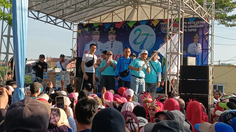 Situ Rawakalong Dipadati Warga di HUT Depok