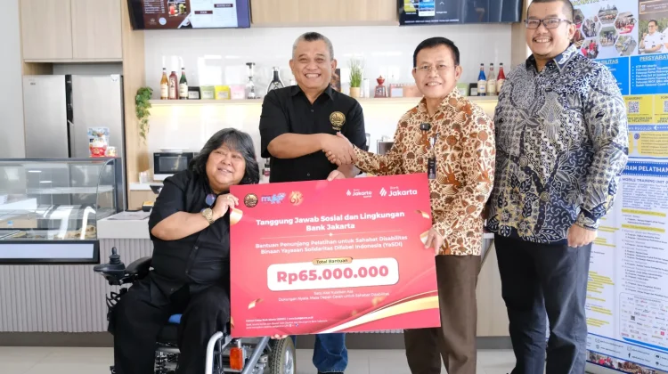 Bank Jakarta Salurkan Bantuan untuk Sahabat Disabilitas Binaan YaSDI