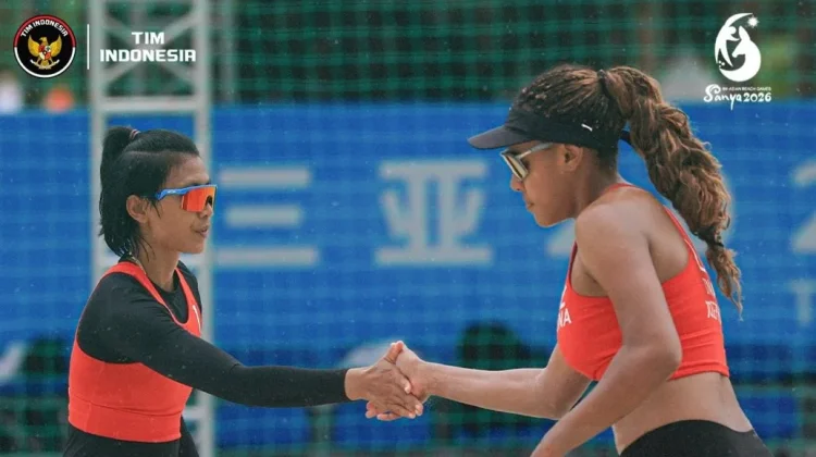 Dua Tim Voli Pantai Indonesia Lolos 16 Besar Asian Beach Games 2026
