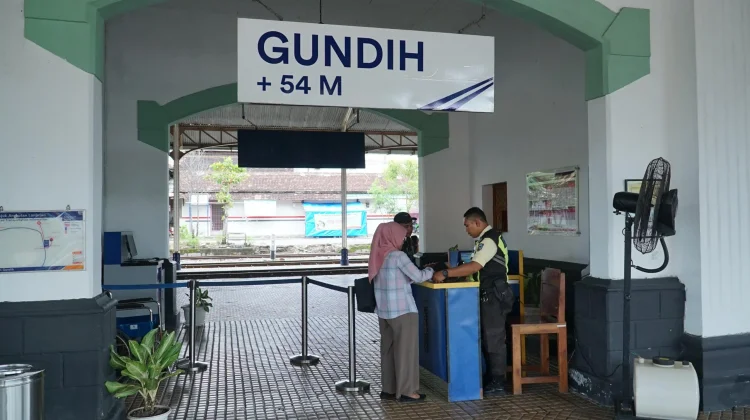 Pelanggan Stasiun Gundih Grobogan Naik pada Triwulan I 2026