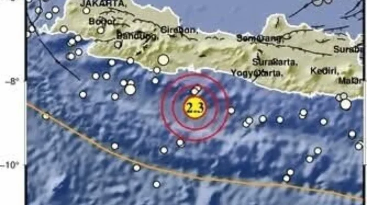 Gempa Magnitudo 2,3 Terjadi di Selatan Cilacap