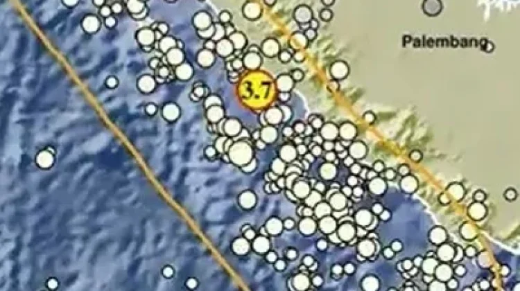 Gempa Magnitudo 3,7 Landa Barat Daya Bengkulu Utara