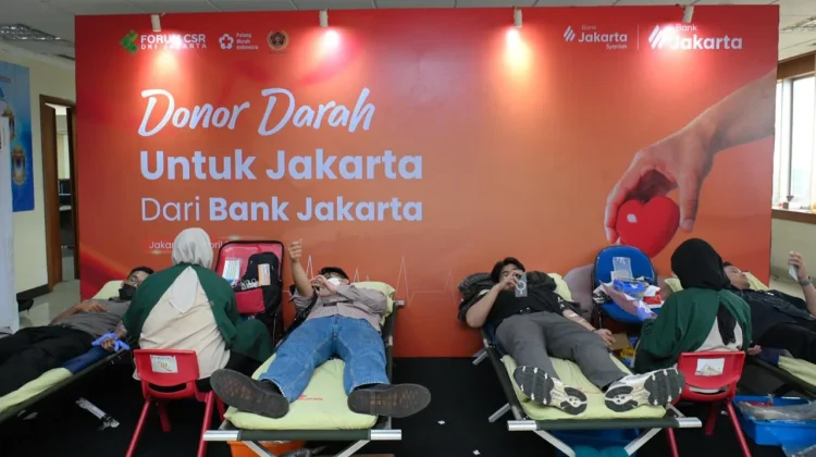 HUT ke-65, Donor Darah Bank Jakara Satukan Kepedulian Bersama