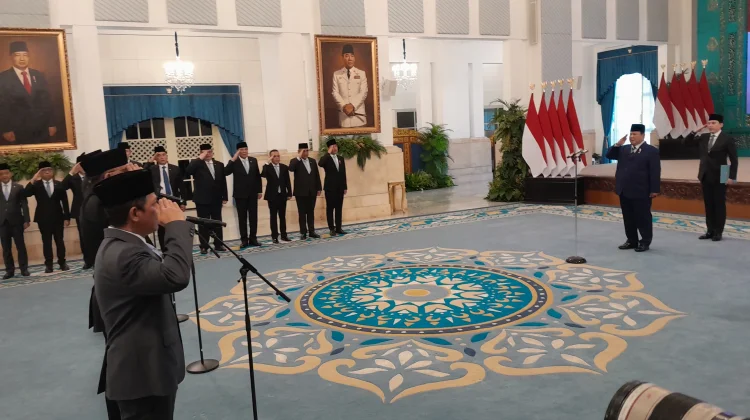 Reshuffle Kabinet, Presiden Prabowo Lantik Enam Pejabat Hari Ini