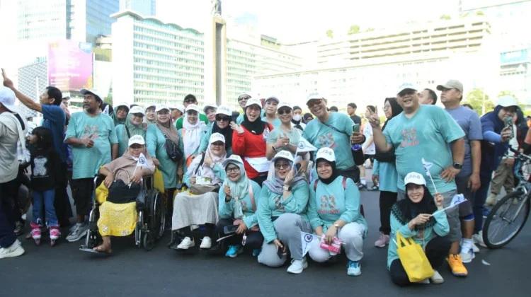 Fun Walk & Halal Bihalal Alumni SMAN 50 Jakarta Diikuti 500 Peserta