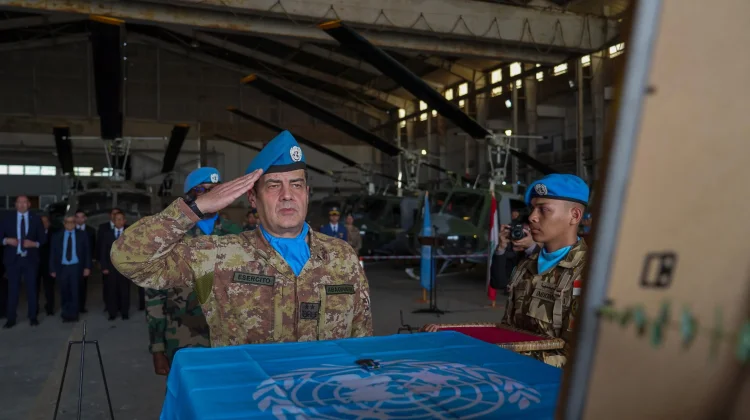 UNIFIL Gelar Upacara Penghormatan Terakhir Terhadap Jenazah Praka Rico Pramudia