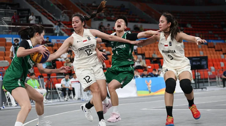 Basket 3x3 Putri Tim Indonesia Lolos ke 16 Besar Asian Beach Games Sanya 2026