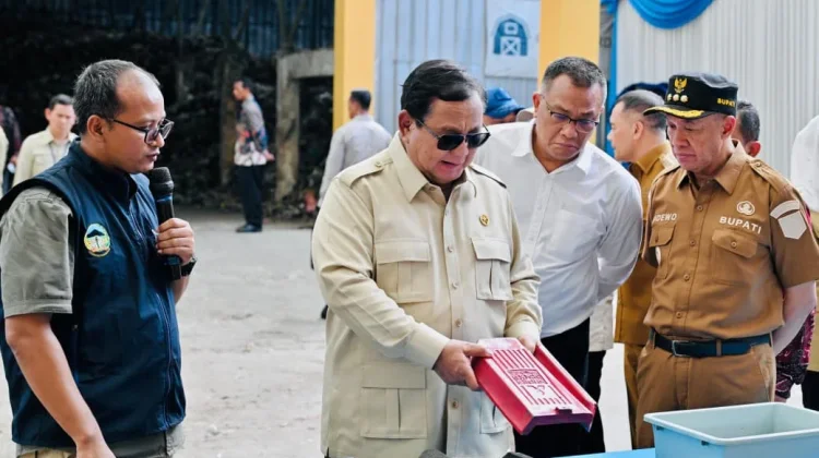 Presiden Prabowo Subianto Nilai Genteng dari Sampah Plastik Lebih Murah
