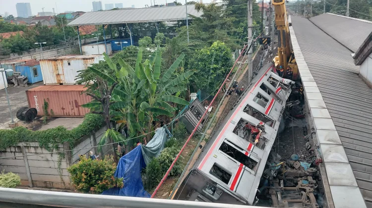 Korlantas Polri Ungkap Kecepatan KA Argo Bromo Anggrek saat Menabrak KRL
