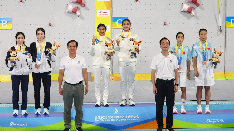 Menpora Erick Apresiasi Perjuangan Atlet Panjat Tebing di Asian Beach Games 2026
