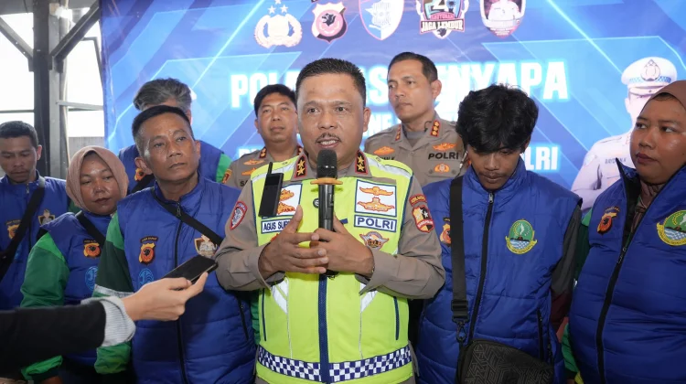 Kakorlantas Perkuat Kolaborasi Humanis dengan Ojol Jelang May Day