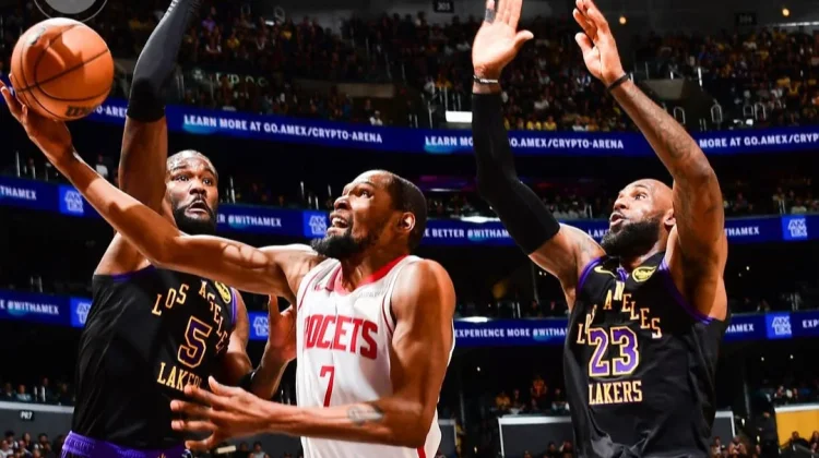 Durant Absen, Rockets Tertekan Hadapi Lakers di Gim 5