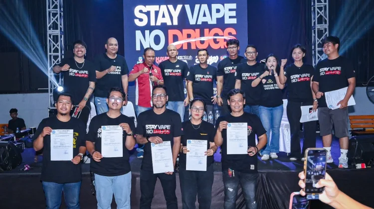 Komunitas Vape Therion DNA Gandeng BNK, Tegaskan Komitmen Anti Narkoba