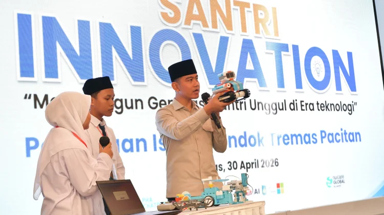 Hadapi Disrupsi Teknologi, Wapres Dorong Santri Tremas Pacita Kuasai AI