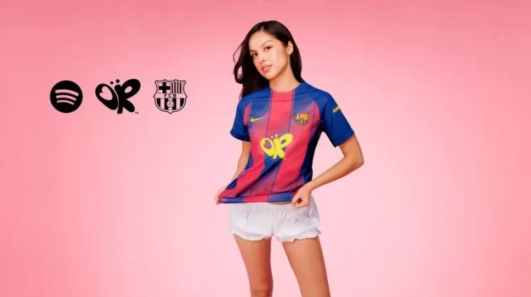Logo Olivia Rodrigo Siap Hiasi Jersey Barcelona di 'El Clasico'
