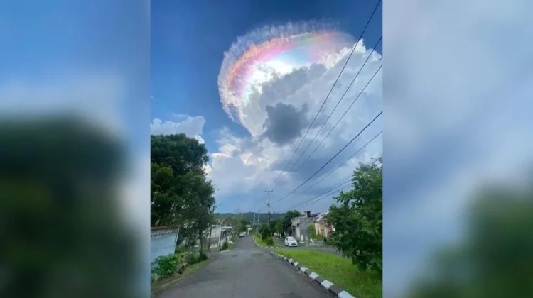 BMKG: Awan Pelangi di Sentul Fenomena Optik Atmosfer