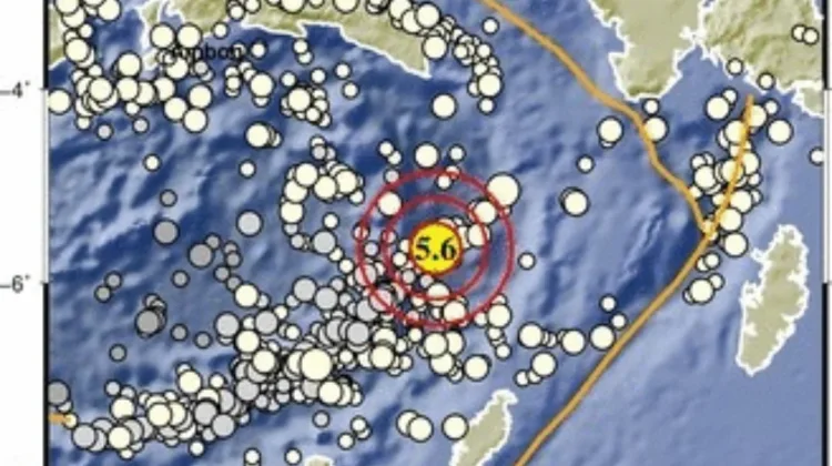 Gempa Magnitudo 5,6 Guncang Barat Laut Maluku Tenggara, Tidak Berpotensi Tsunami