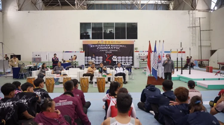 Kejurnas Gimnastik Junior-Senior 2026 Dibuka di Jabar, Diikuti 202 Peserta