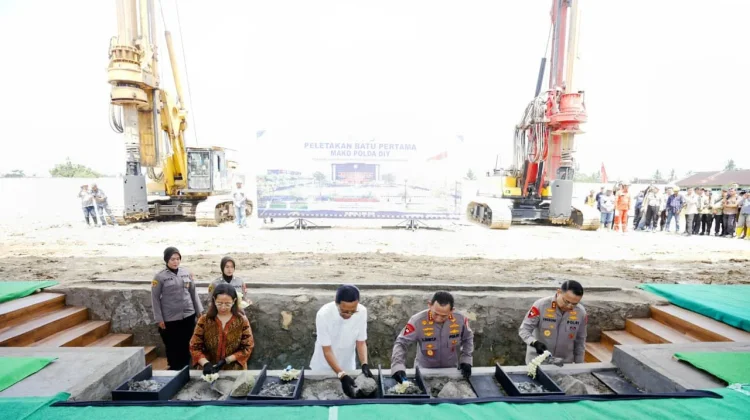 Peletakan Baru Pertama Mapolda DIY, Kapolri Kedepankan 4 Konsep Smart City