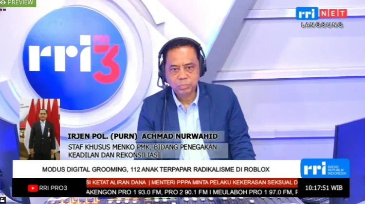 Pemerintah Lakukan Pembinaan Terhadap Ratusan Anak Terpapar Radikalisme Roblox