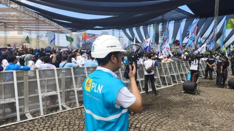 PLN Jaga Keandalan Listrik May Day Fiesta 2026 di Monas