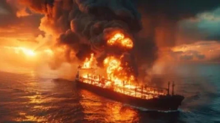Ledakan Kapal Kargo Korea Selatan di Selat Hormuz, Awak Selamat