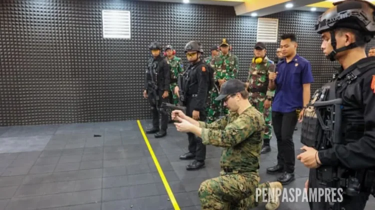 Demi Pertajam Kemampuan, Paspampres Latihan Bersama Pasukan Khusus Marinir AS