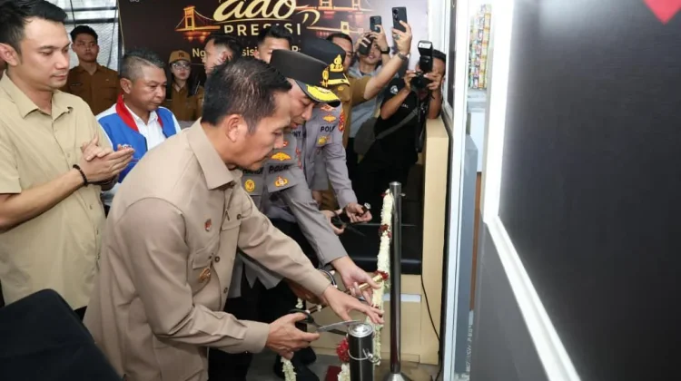 Resmikan Kedai ADO Presisi, Kapolda Sumsel: Pengemudi Ojol Mitra Jaga Kamtibmas