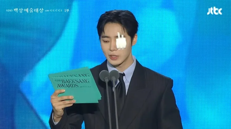 J,WIDE-COMPANY Klarifikasi Kondisi Mata Choo Young Woo Saat Baeksang Arts Awards