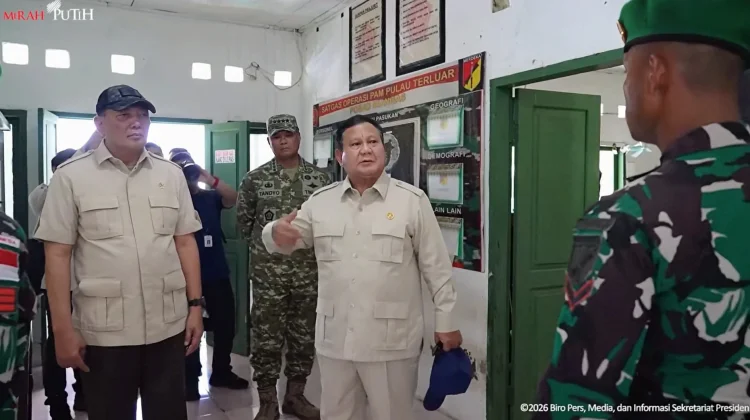 Kunjungi Miangas, Presiden Prabowo Singgah Spontan ke Posad Wilayah Perbatasan