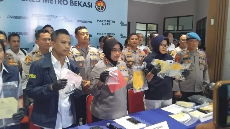 Polres Metro Bekasi Ungkap Jaringan Curanmor dari 23 Lokasi