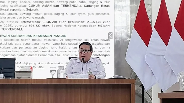 Kementan Pastikan Stok Hewan Kurban Iduladha 2026 Aman dan Surplus