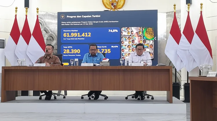 Jumlah Penerima Manfaat MBG Capai 74,8 Persen dari Target Nasional