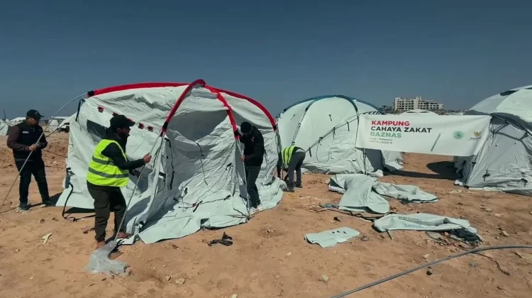 BAZNAS-Kitabisa Bangun Kampung Cahaya Zakat di Palestina
