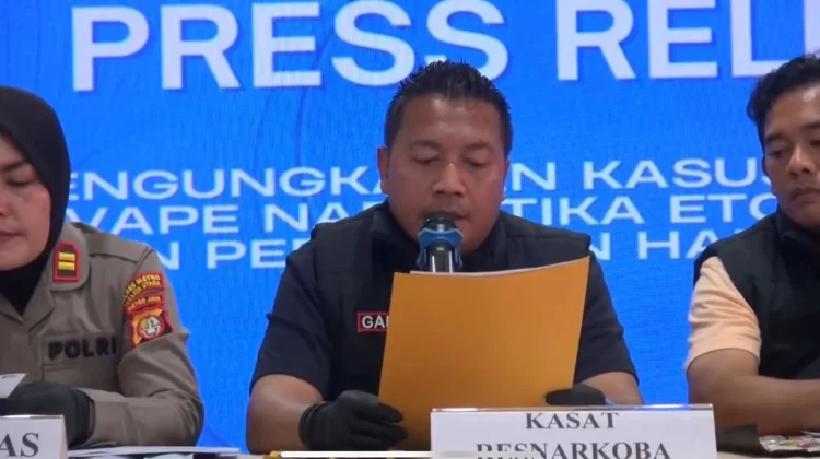 Polisi Bongkar Home Industry Vape Etomidate di Apartemen Jakut