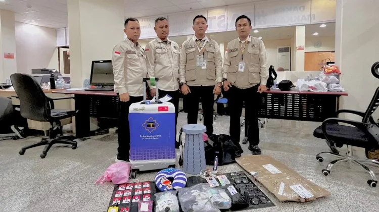 Petugas Linjam Amankan Barang Jemaah Haji yang Tertinggal di Bandara