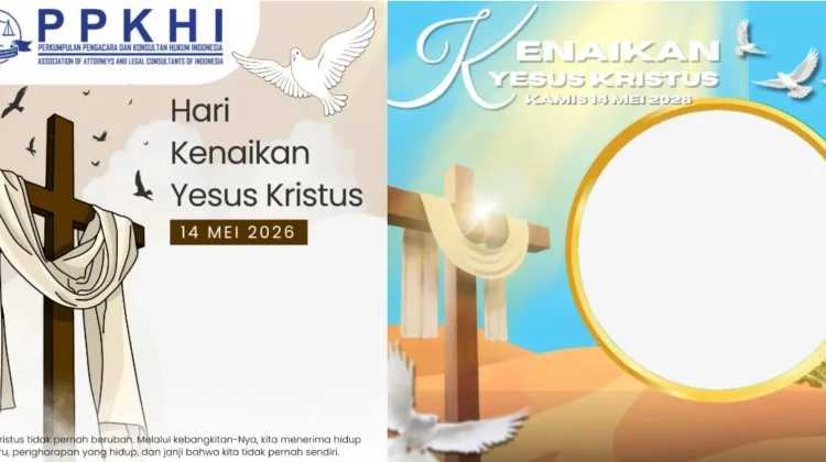 Gratis, Ini Link Twibbon Kenaikan Yesus Kristus 2026 untuk Media Sosial