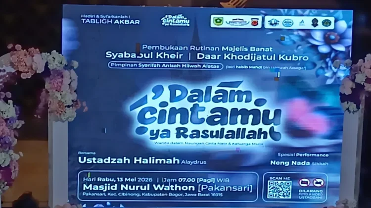 Tausiah Halimah Alaydrus Soroti Keteladanan Akhlak Rasul
