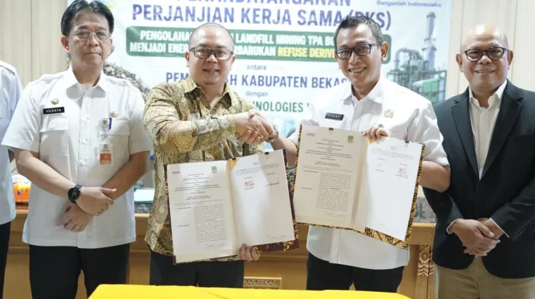 Pemkab Bekasi Resmi Kerjasama dengan Swasta untuk Olah Sampah di TPA Burangkeng