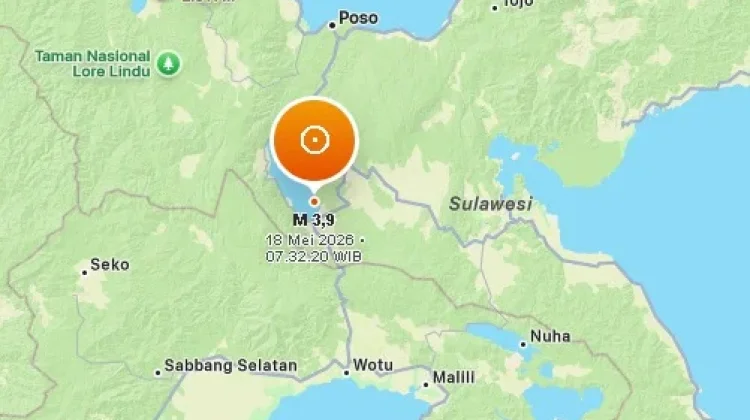 Gempa Magnitudo 3,9 Landa Luwu Utara