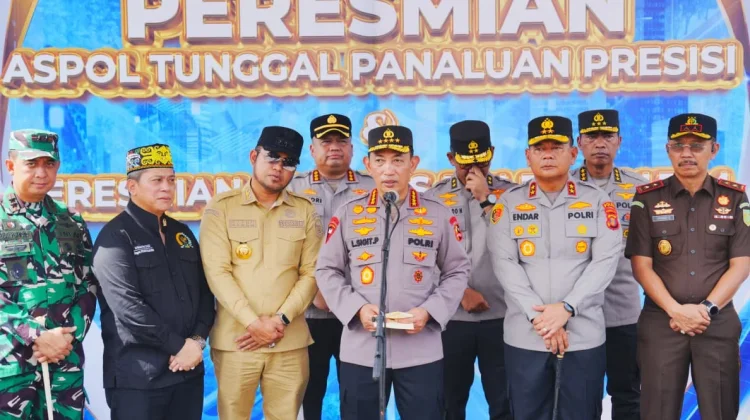 Resmikan Aspol dan Sarpras Kaltim, Kapolri Minta Anggota Berikan Layanan Terbaik