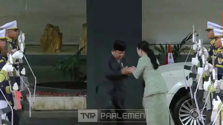 Hadiri Rapat Paripurna DPR RI, Presiden Prabowo Tiba di Gedung Kura-Kura