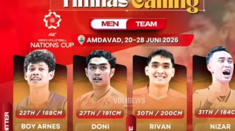 PBVSI Panggil 16 Pemain Timnas Voli Putra, Pelatnas Dimulai 21 Mei