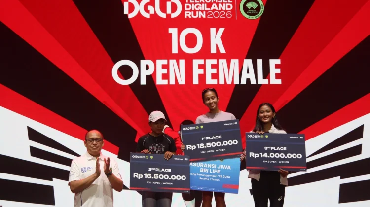 BRI Life Dukung Gaya Hidup Sehat Lewat Telkomsel Digiland Run 2026
