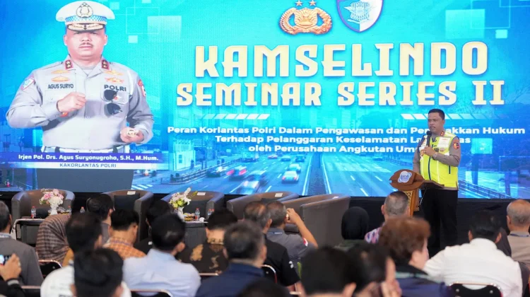 Kakorlantas Dorong Keselamatan Transportasi Logistik Nasional Berkelanjutan
