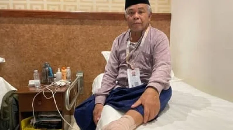 Jemaah Haji Asal Tegal Jalani Amputasi Kaki di Makkah