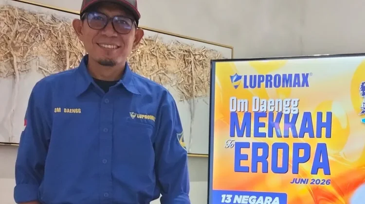 Naik Skuter dari Tanah Suci ke Benua Biru, Om Daengg Bertekad Mengukir Sejarah