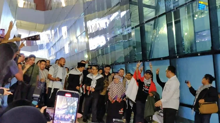 Sembilan Relawan Misi Kemanusiaan Gaza Tiba Sore Ini
