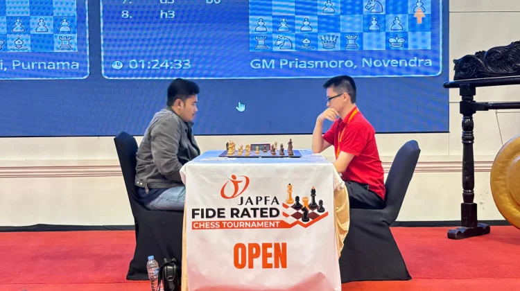 Novendra Menang Dramatis, Pimpin JAPFA FIDE Rated 2026