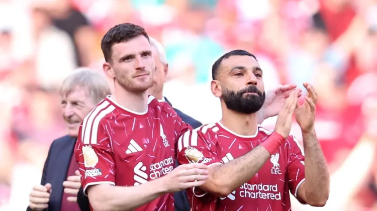 Tinggalkan Liverpool, Robertson dan Salah Ucapkan Selamat Tinggal
